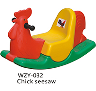 WZY-032-公鸡塑料摇马玩具